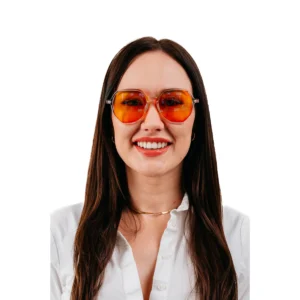 Okulary blokujące niebieskie światło Noblue Hexagon