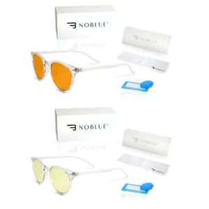 Okulary blokujące niebieskie światło Noblue Zestaw Clear