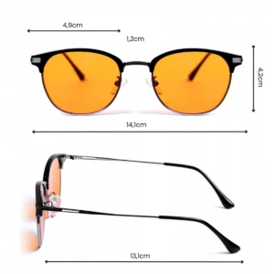 Okulary blokujące niebieskie światło NoBlue Office Orange