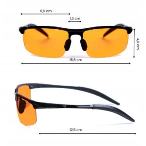 Okulary blokujące niebieskie światło NoBlue Sport Orange