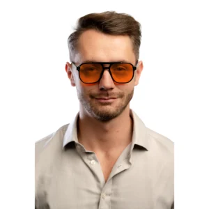 Okulary blokujące niebieskie światło Quantum Orange